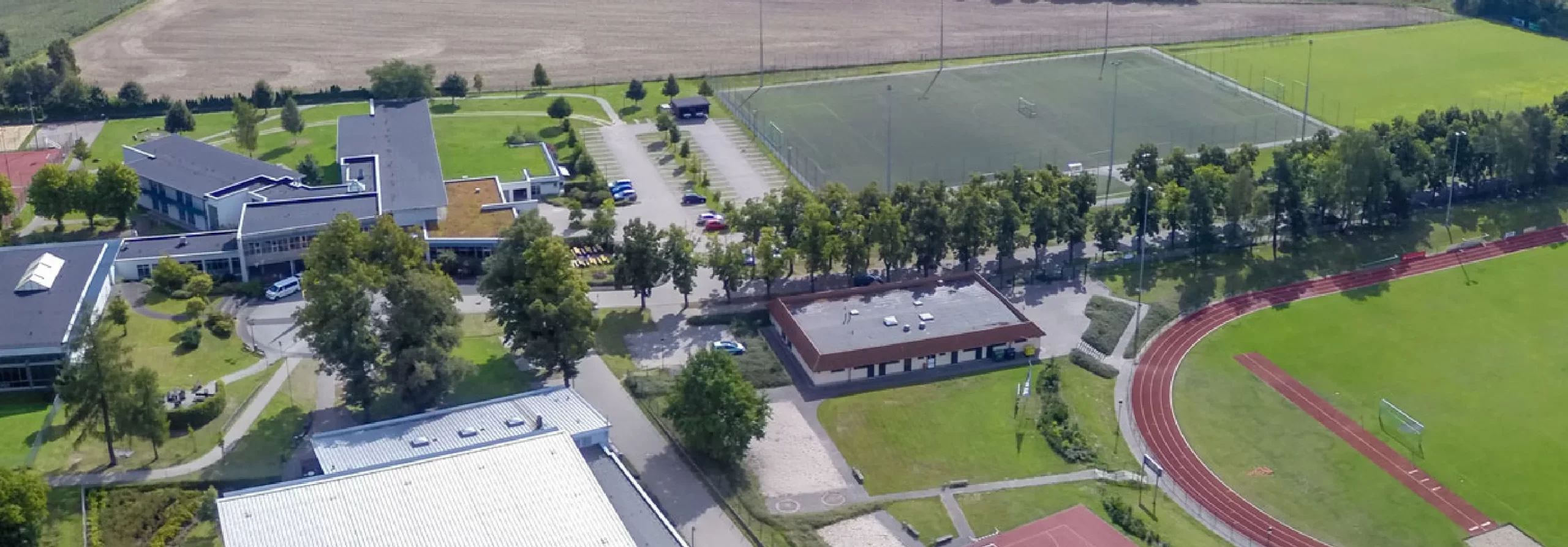 Sportstätten Luftaufnahme Sportstätten der Landessportschule in Osterburg © Landessportschule Osterburg