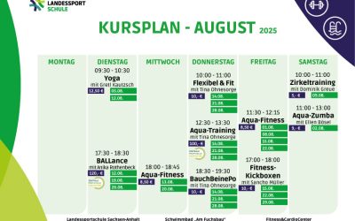 Kursplan August