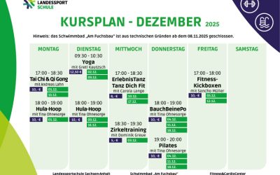 Kursplan Dezember