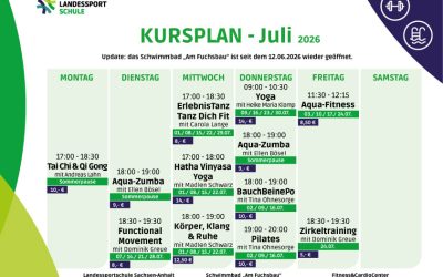 Kursplan Juli 2026
