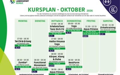 Kursplan Oktober 2026